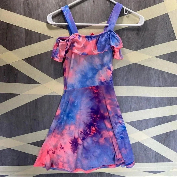 Girl’s Tie Dye Dress 👗🌈 - Picture 1 of 4